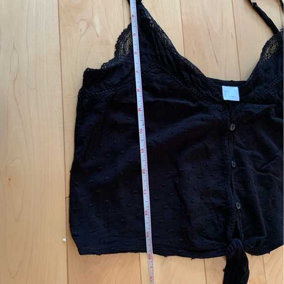 Black lace cropped top - H&M US 4 - Picture 6 of 7